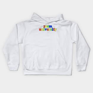 zoom university Kids Hoodie